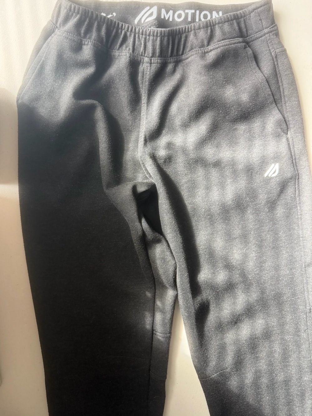 Eddie Bauer Black Motion Logo Joggers